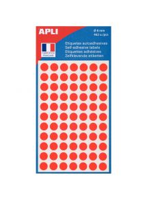 Etui de 462 pastilles de couleur diamètre 8mm rouge