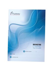 Registre d'appel 21x29,7cm,  24 pages avec découpe