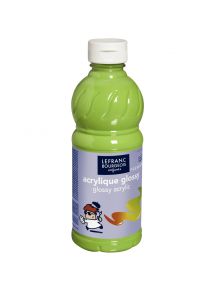 Peinture acrylique Glossy, flacon de 500ml, vert anis