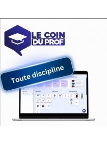 Plateforme Le Coin du Prof - Offre Etablissement - Plus de 1000 élèves