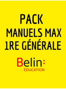Pack Manuels de 1re - Tronc commun