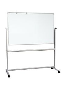Tableau blanc émaillé rotatif 2 faces 90x120cm