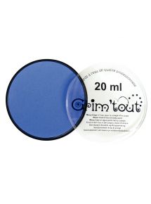 Galet de 20 ml de maquillage aquarellable GRIM'TOUT coloris bleu vif