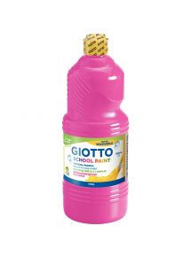 Gouache ultra lavable Giotto, flacon de 1l, fushia