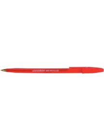 Stylo bille Lovegreen  pointe moyenne rouge