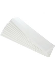 Paquet de 10 feuilles crépon supérieur 250x50 blanc