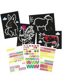 Ateliers gommettes animaux ferme