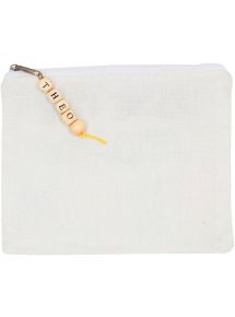 Perle en bois alphabet en bois, coins arrondis, lettre imprimées 1 cm de côté, lot de 400