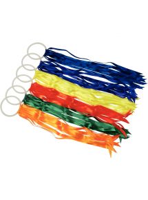 Set de 6 anneaux à ruban longueur 60cm