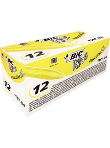 Boîte de 12 feutres Visacolor XL, pointe extra-large, jaune