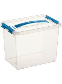 Boite de rangement QLINE 9L transparente