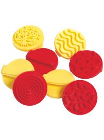 Lot de 8 tampons au doigt fantaisie. 8 modèles assortis