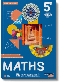Maths 5e 2026 - manuel numérique élève