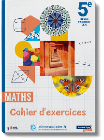 Maths 5e et son cahier 2026 - manuel numérique élève - 5 ans - Adoptant papier