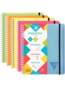 Cahier-trieur PROACTIV'BOOK LINICOLOR FRESH 180 pages, format A5+, ligné