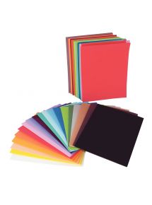 Feuille en mousse, couleurs assorties, lot de 60