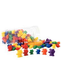 Baril de 96 oursons tailles et couleurs assorties