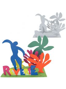 Lot de 5 sculptures carton rêverie végétale