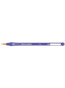Pinceau KAMIKAZE N° 6 poils synthétiques très résistants manche plastique solide ( sans PVC )
