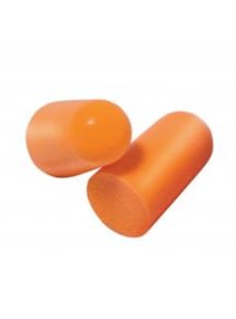 Bouchons d'oreilles jetables en mousse orange conique, la paire