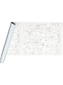 Rouleau fresque à preindre la forêt