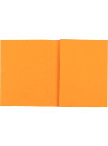 Lot de 10 protège-cahiers grands rabats en carte lustrée, pour format 24x32 cm, jaune