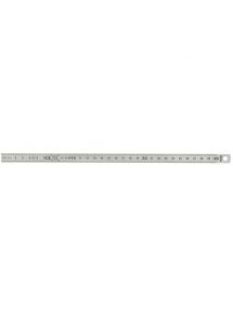 Reglet inox 2 faces 30 cm