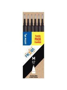 Étui de 6 recharges Frixion noires