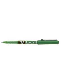 Stylo roller pointe métal Pilot V Ball 05, écriture 0,3mm, vert