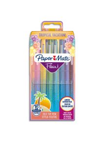 Stylo feutre Flair Original Tropical, pochette de 16 couleurs assorties