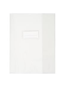 Paquet de 10 protège-cahiers en PVC 21/100ème, pour format 17x22 cm, incolore