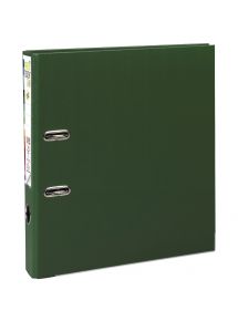 Classeur à levier PREM'TOUCH format A4+, dos 8 cm, vert foncé