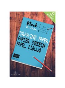 Bloc de 40 pages à dessin 120g format A4 uni