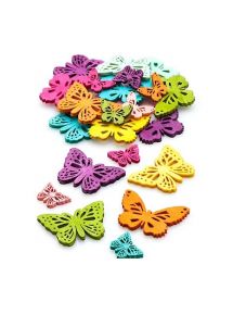 Papillons en feutrine, sachet de 36