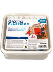 Pâte à modeler autodurcissante Plastiroc Pack 4x500g