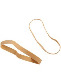 Bracelet caoutchouc étroit blond large 120x10mm, boîte de 100g