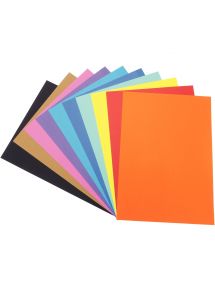 Bloc de 20 feuilles de papier couleur format A4 120g
