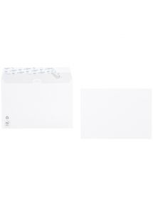 Boite de 500 enveloppes blanches 162x229mm 90g bande siliconée
