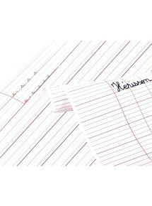 Paquet de 25 affiches imprimées, double lignes 3 mm, 60 x 80 cm
