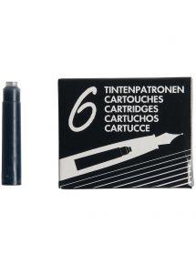 Étui de 6 cartouches internationales noires