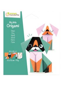 Pochette de 20 feuilles origami little chien