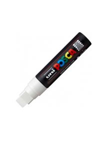 Marqueur gouache Posca, pointe extra large 15mm, blanc