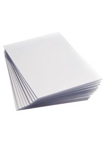 Plat de couverture PVC A4 300 microns transparents 
