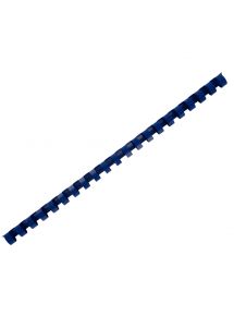 Boîte de 100 reliures plastiques couleur Ø 12mm bleu