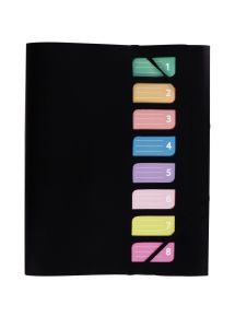 Trieur recyclé Forever 8 compartiments, format 25x32cm, bleu