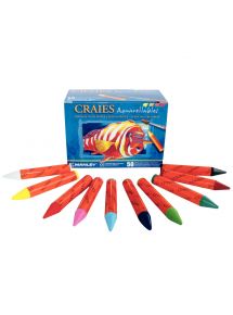 Boîte de 50 pastels Manley aquarellables assortis