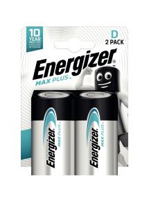 Pile Energizer Max Plus D E95, pack de 2 piles