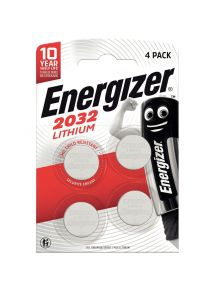 Blister de 4 piles lithium 3V CR2032 ENERGIZER
