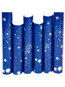 Papier cadeaux Alliance 60g, 1,5x0,7m, motifs ciel étoilé