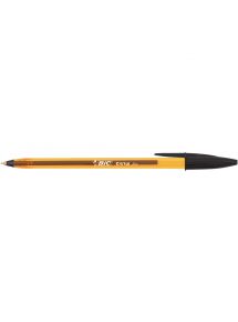 Stylo bille pointe fine Cristal Fine noir